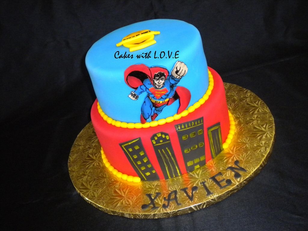 Superman Cake And Smash