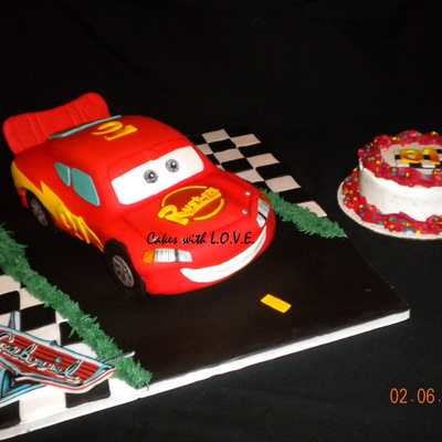 Cars First Birthday Cakes