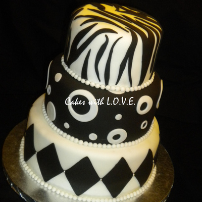 Black And White 40Th Birthday