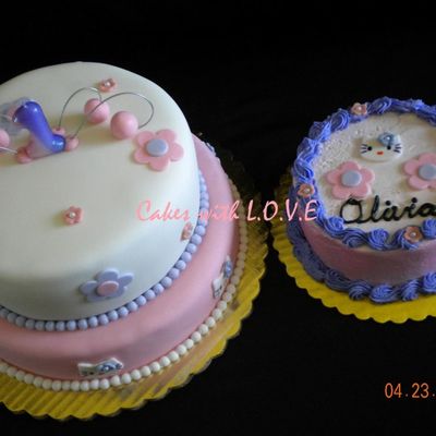 Hello Kitty First Year Cake