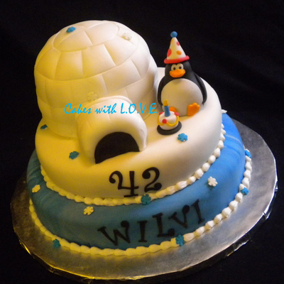 Penguin Cake For A Penguin Lover