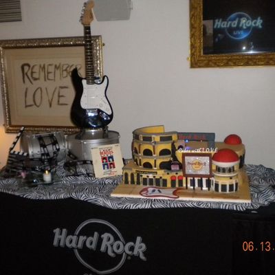 Hard Rock 10Th Anniversary Cake