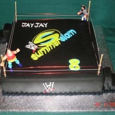 Wrestling Theme Cake