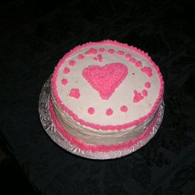 First Cake From Cake Decoration Course At Burnhamthorpe Coll.