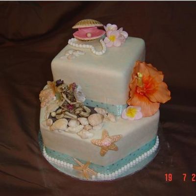 Old Fossils Wedding Cake