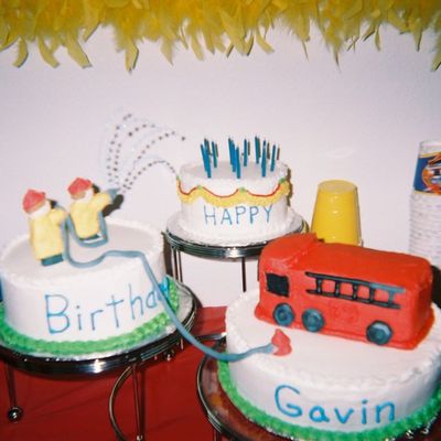 Fireman 3 Tier Cake