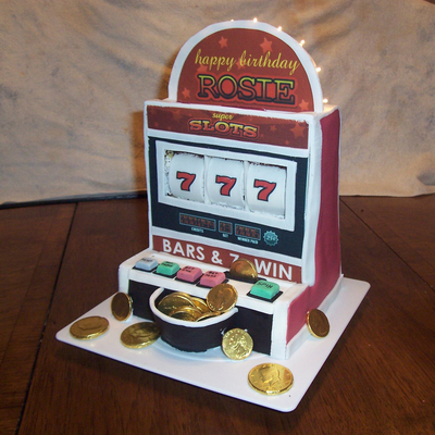 Slot Machine Birthday Cake