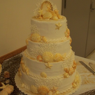 Seashell Wedding Cake