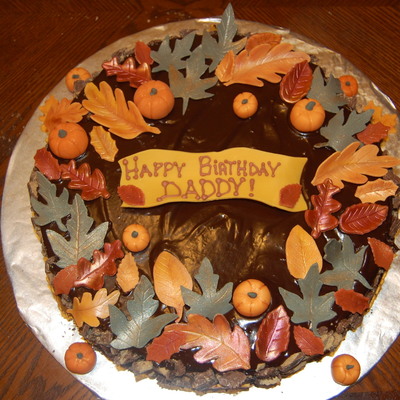 Thanksgiving Birthday Cake