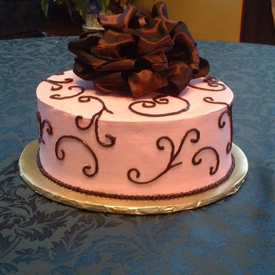 Scrollwork Cake