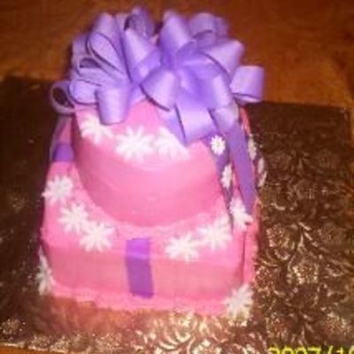 Pink & Purple Cake