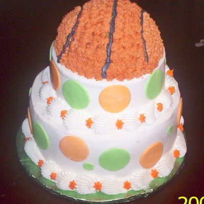 Girl Basketball Cake