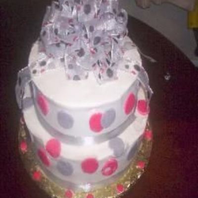Two Tier Birthday Cake