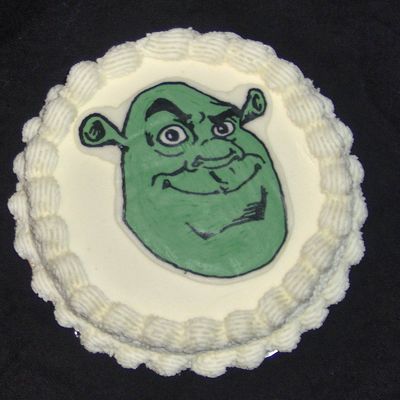 Shrek Smash Cake