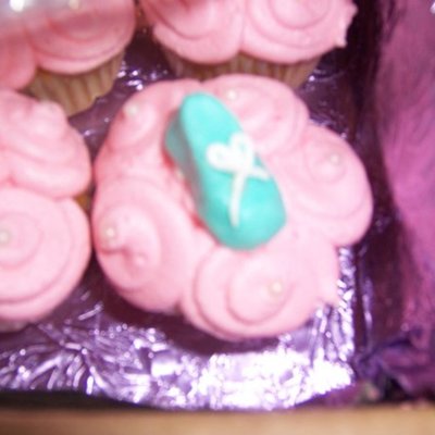 Baby Shoe Cupcakes