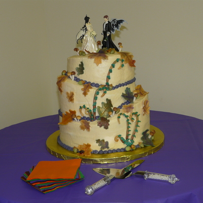 Fall Fairy Wedding Cake