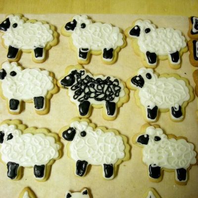 Yorkshire Dale Sheep Cookies