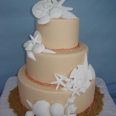 Seashell Wedding Cake
