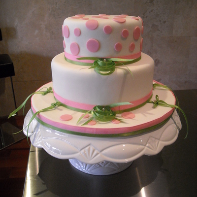 Pink Bridal Charm Cake