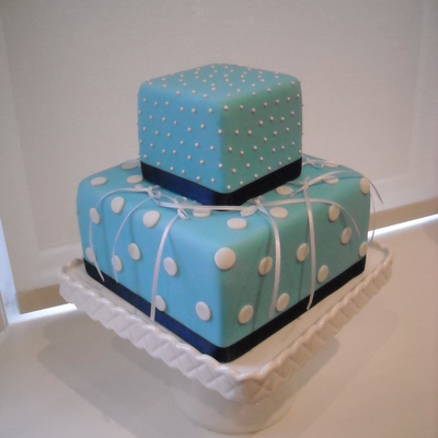 Bridal Charm Cake - Blue