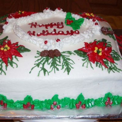 Christmas Cake /front View