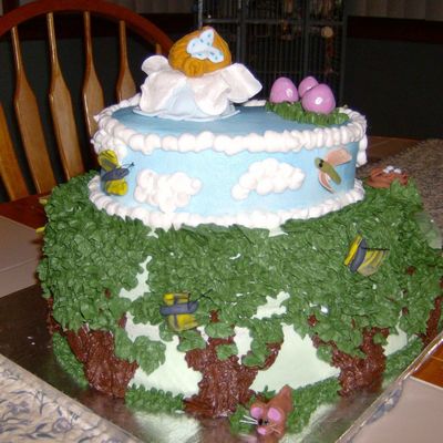 Fairy Garden Cake Back