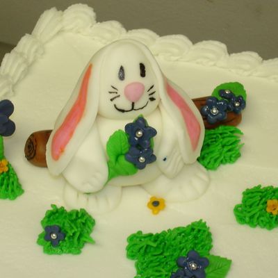 Close Up- Fondant Rabbit