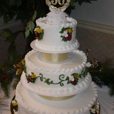 50Th Anniversary Cake