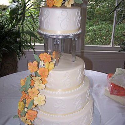 Round Wedding Cake
