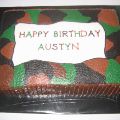 Camo Cake