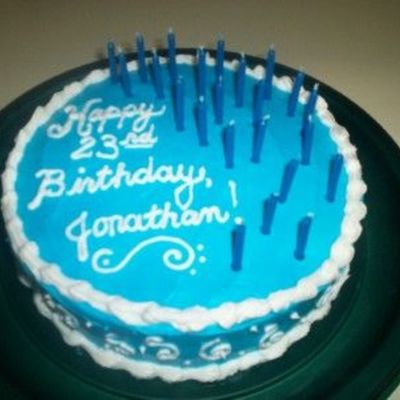 Husband's 23Rd B-Day Cake