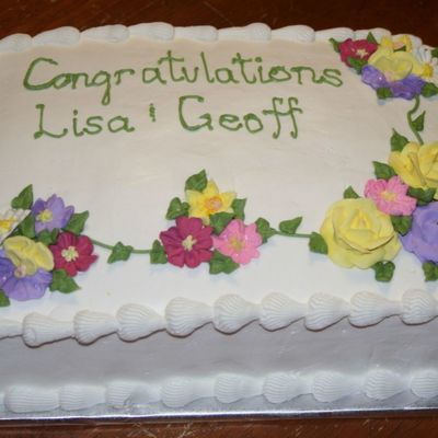 Jack & Jill Shower Cake