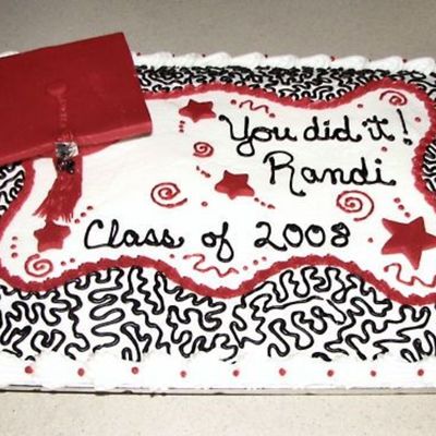 Randi's Graduation Cake