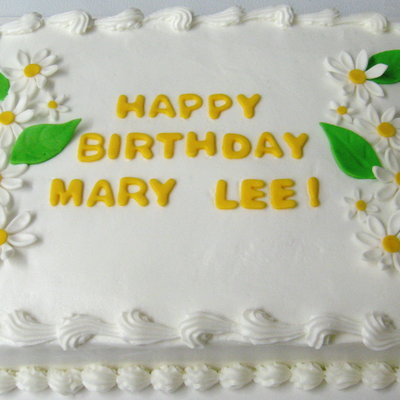 Fondant Daisies