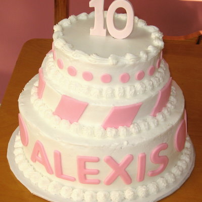 Alexis Pink And White