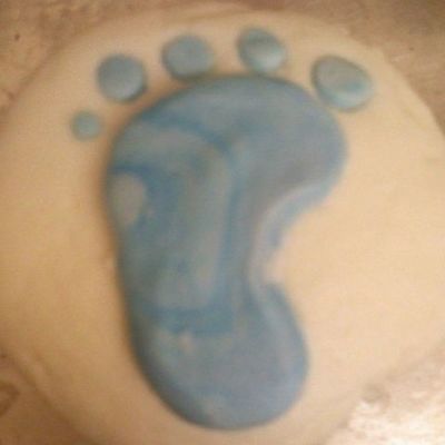 Baby Foot Cupcake