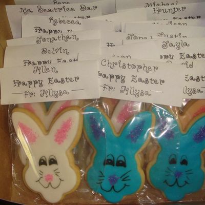 Bagged Easter Cookies