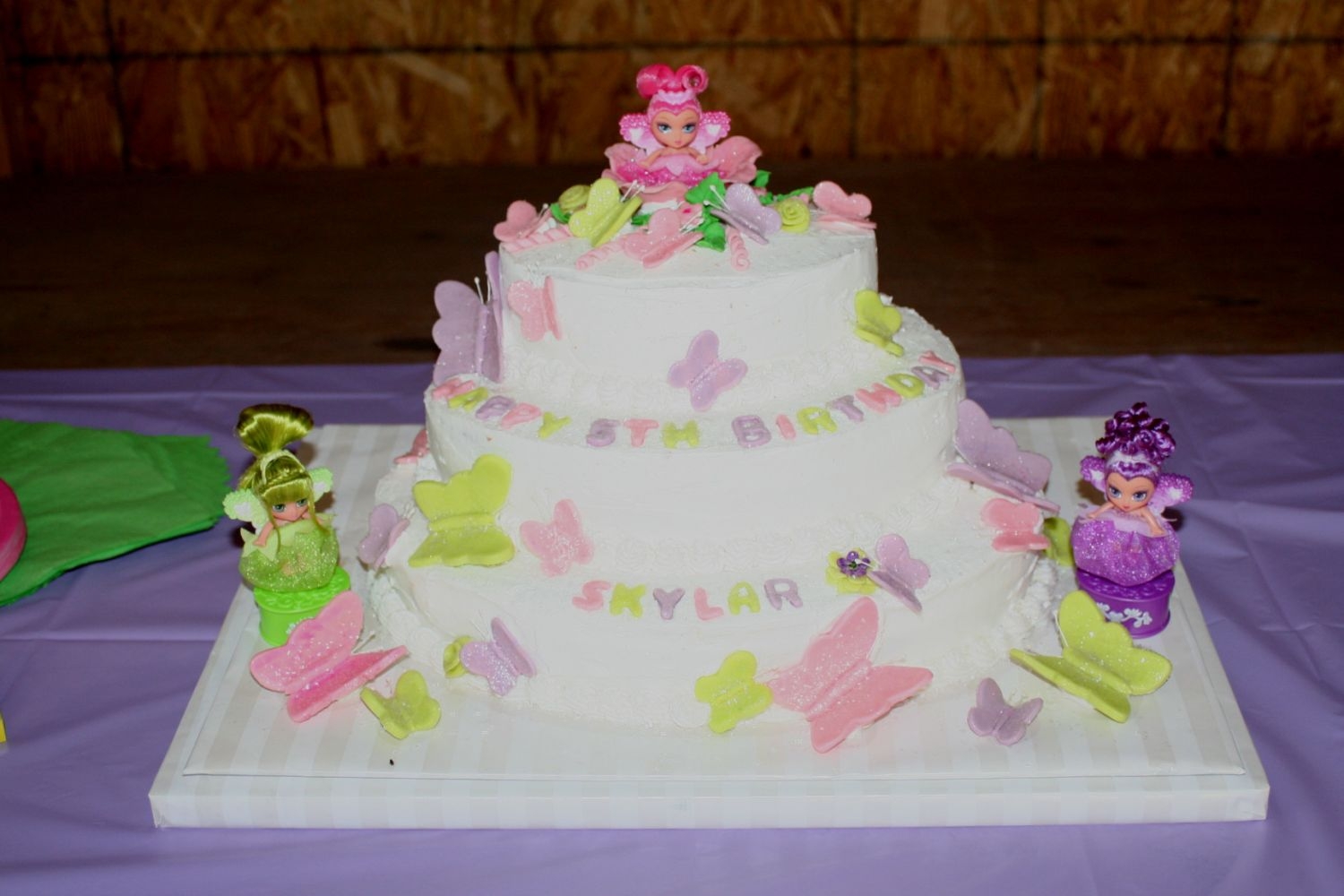 Our Little Fairy Cake/ Granddaughter 5Th Birthday Cake