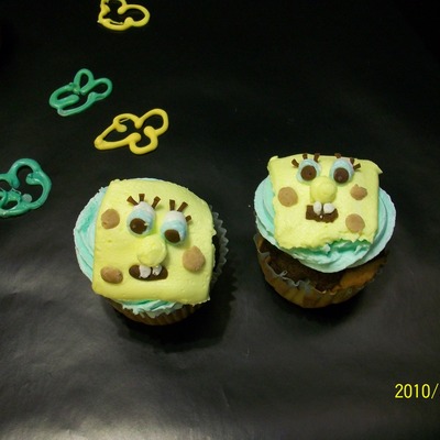 Spongebob Cupcake