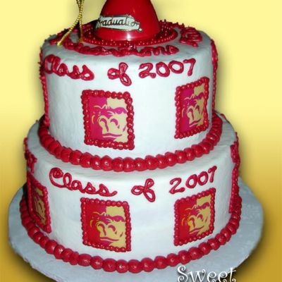 Pitt State Graduation Cake