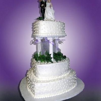 Heart Shaped Wedding Cake