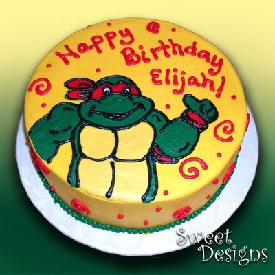 Ninja Turtle Birthday Cake
