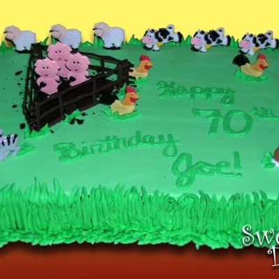 Farm Sheetcake