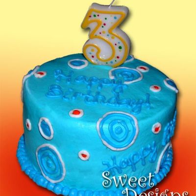 Circle Birthday Cake