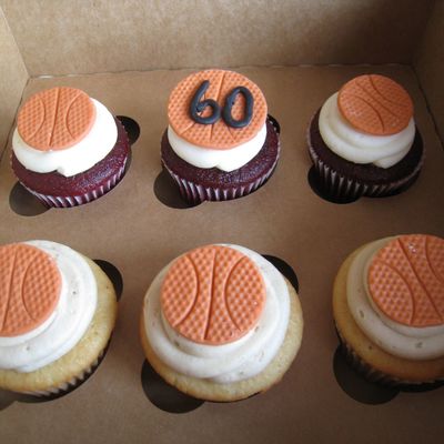 Basketball Cupcakes