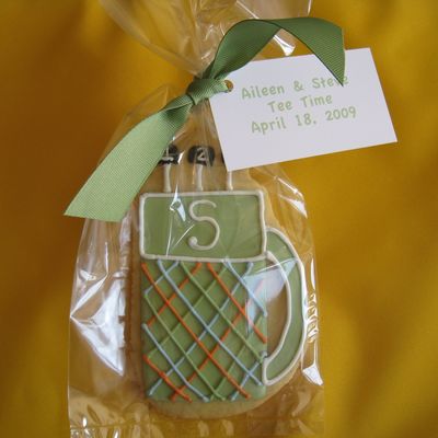 Golf Bag Sugar Cookie