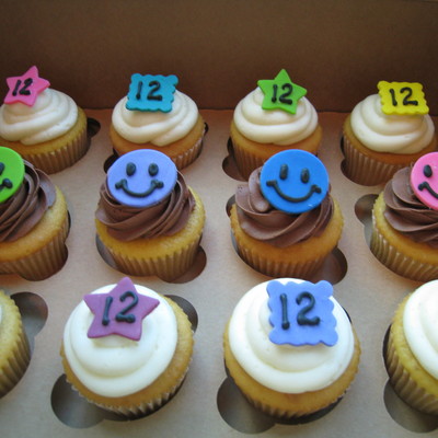 12 Year Old Birthday Cupcakes