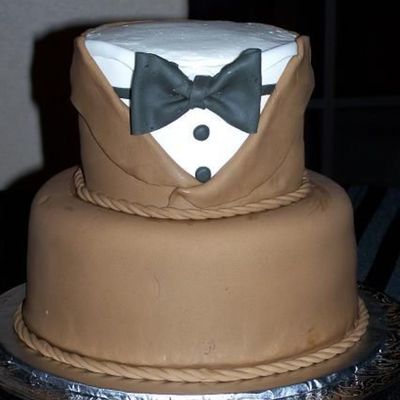 Chocolate Tux Cake