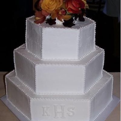 Hexagon Monogram Wedding