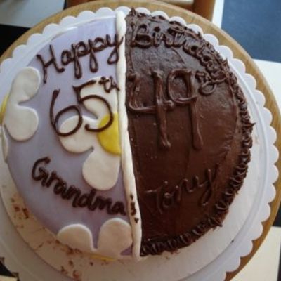 Two In One Birthday Cake!